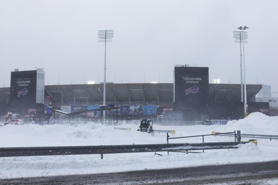 Die Bedingungen im Highmark Stadium sahen am Sonntagnachmittag absolut miserabel aus – weshalb die Liga das Playoff-Spiel Bills-Steelers überhaupt erst verschoben hat.