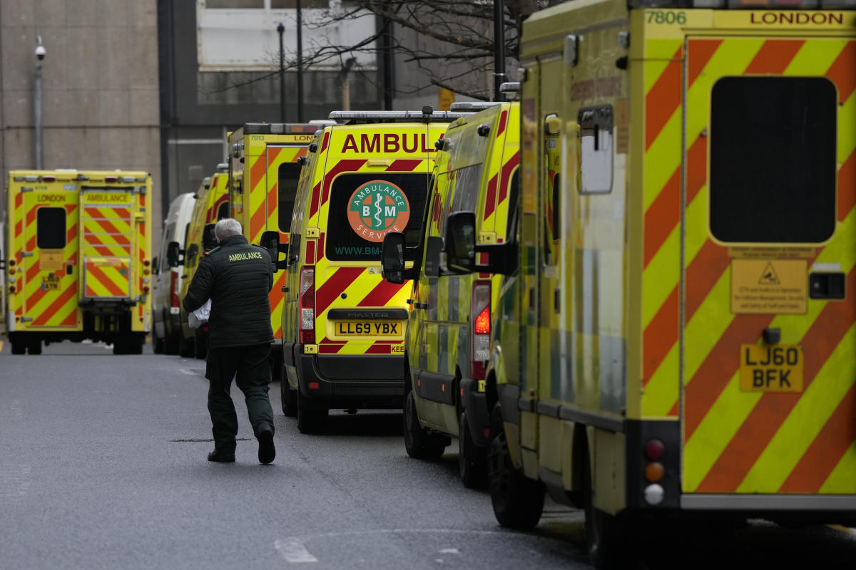 Wait for the ambulance перевод. Забастовка в Лондоне.