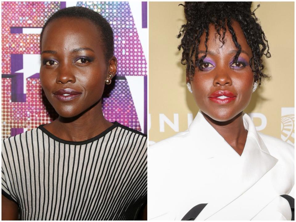 lupita nyongo shaved head