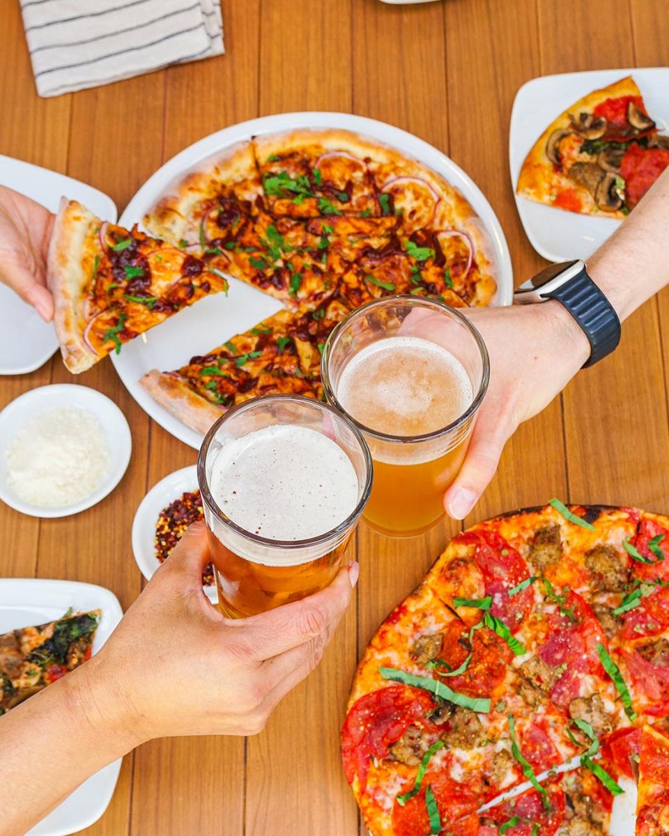 California Pizza Kitchen in The Gardens Mall will offer dads there Pizza and Beer bundle for $22 all Father's Day weekend.