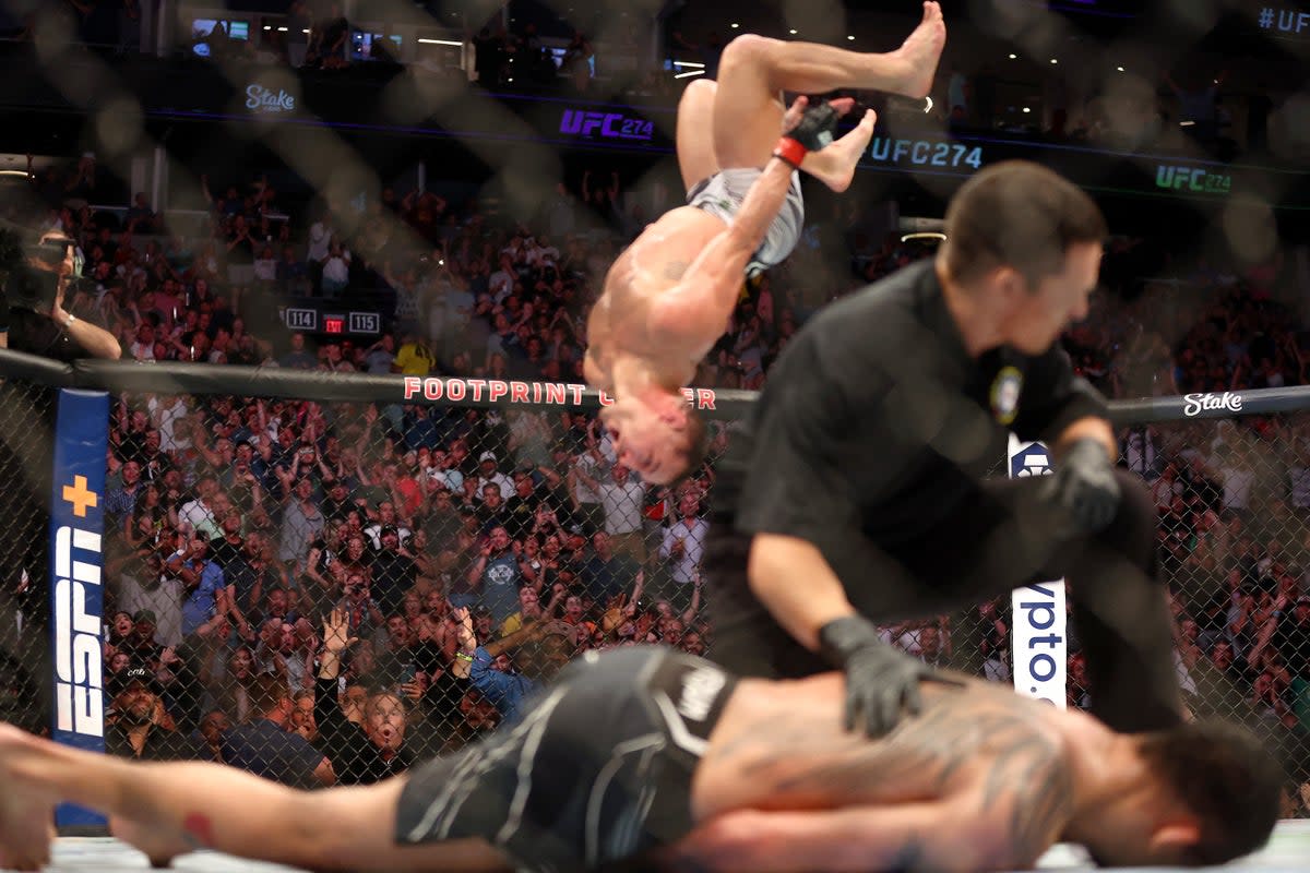 Chandler’s knockout of Tony Ferguson last year is deemed one of the greatest in UFC history (USA TODAY Sports)