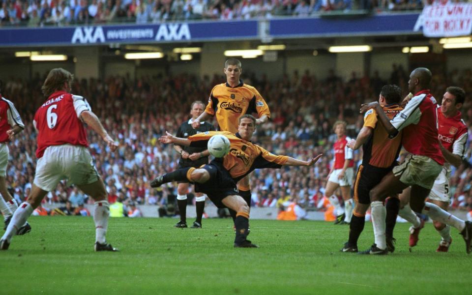 Michael Owen's goals denied Arsenal at the 2001 final