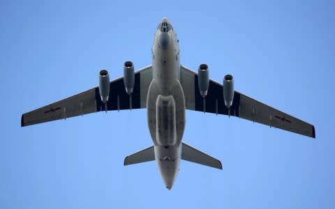 An Ilyushin Il-76 strategic aircraft of the Chinese People's Liberation Army  - Credit: Tass via Getty Images