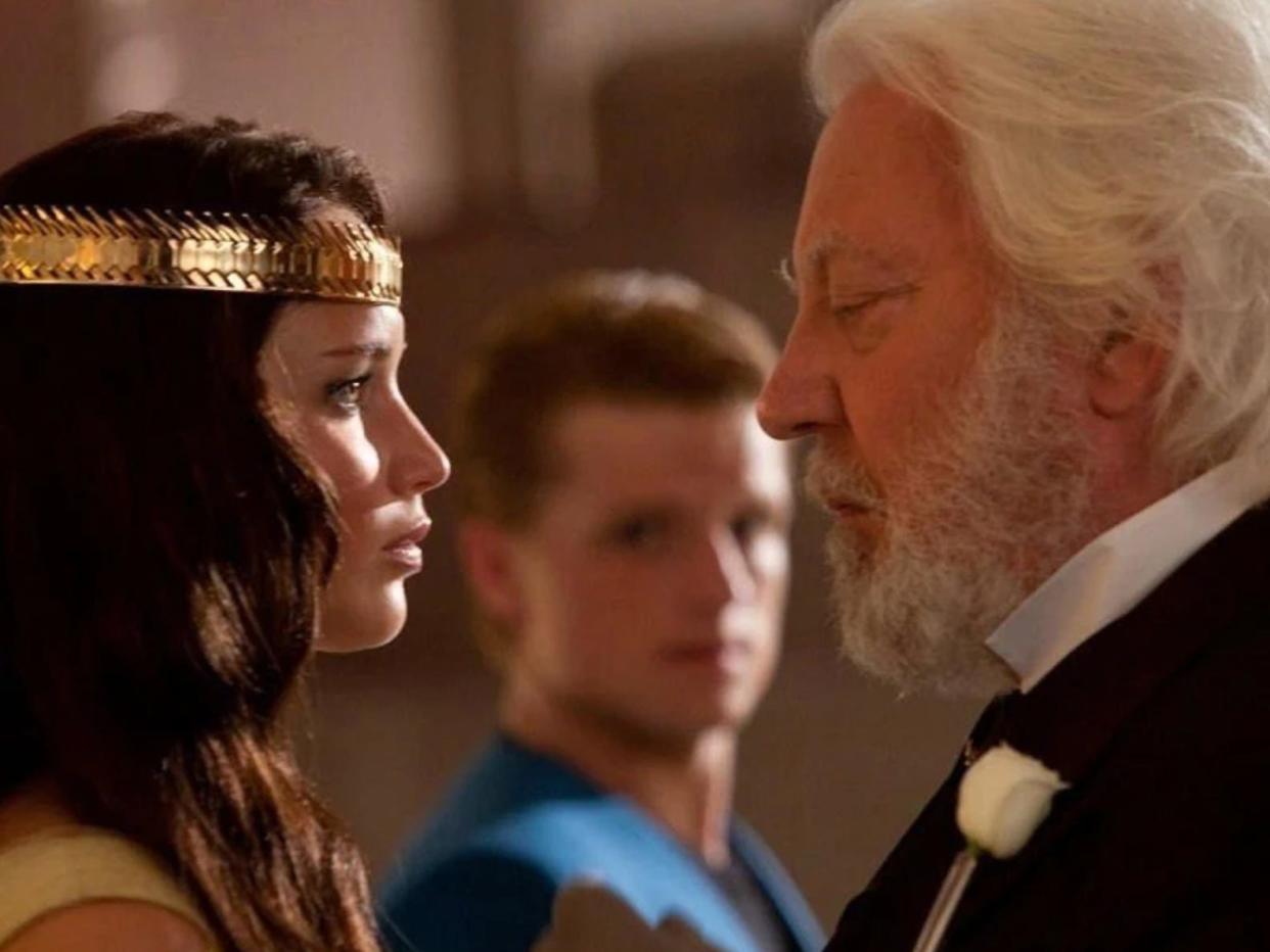 the hunger games katniss president snow