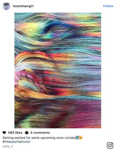 Roxie Jane Hunt's hair designs are taking Instagram by storm.