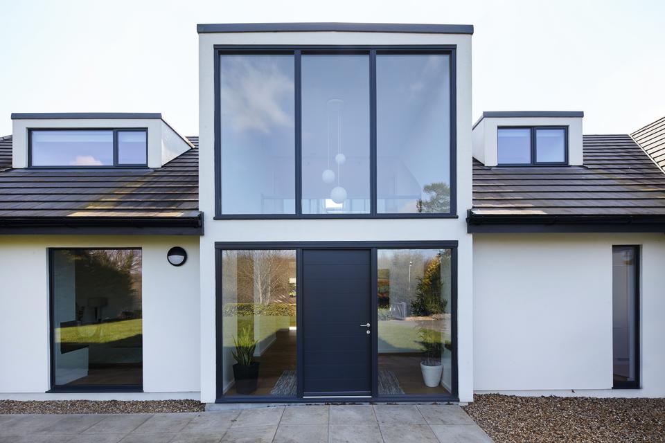 contemporary front door from kloeber