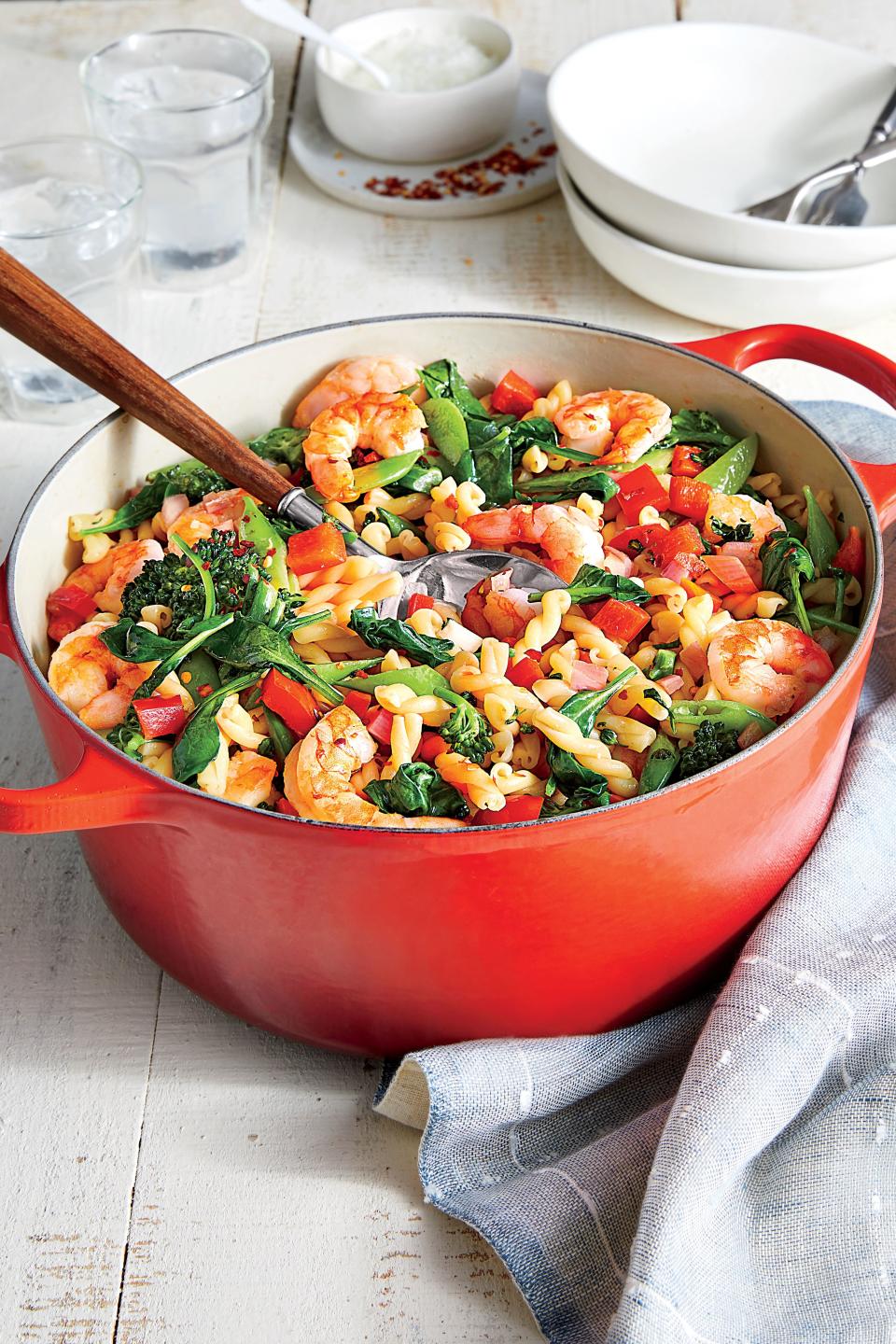 Pasta Primavera with Shrimp