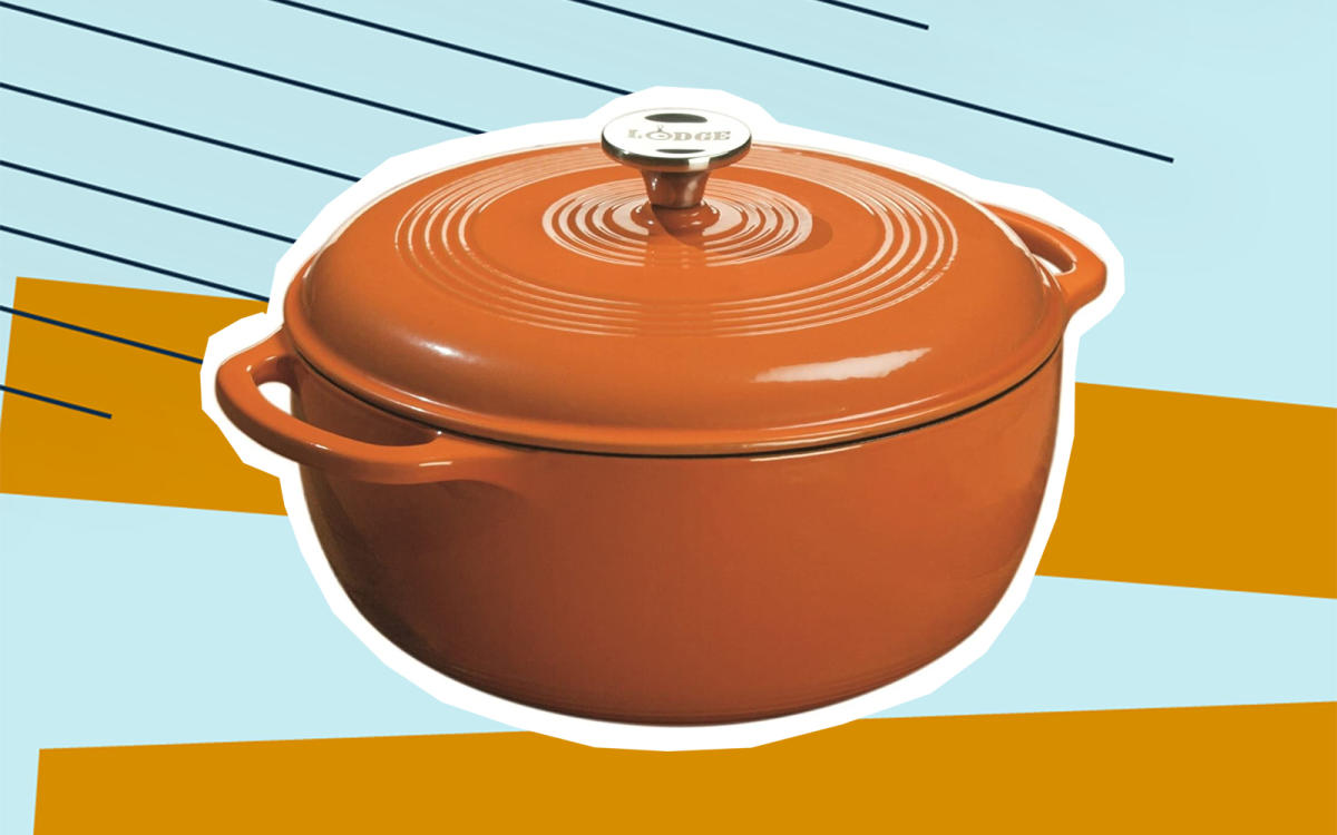 Lodge's Enameled Dutch Oven Is an  Bestseller, And It's on