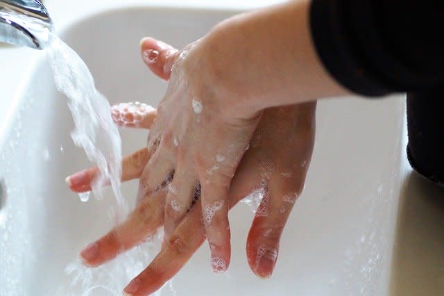 Practise eye and hand hygiene: