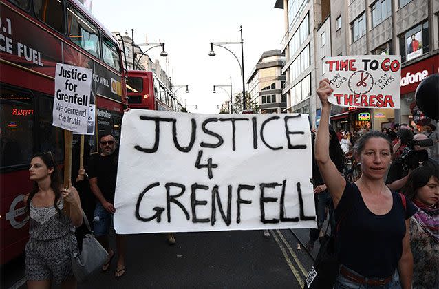 So far 30 people have been confirmed dead and dozens are still missing after the 24-storey residential Grenfell Tower block in Latimer Road was engulfed in flames. Picture: Carl Court/Getty Images