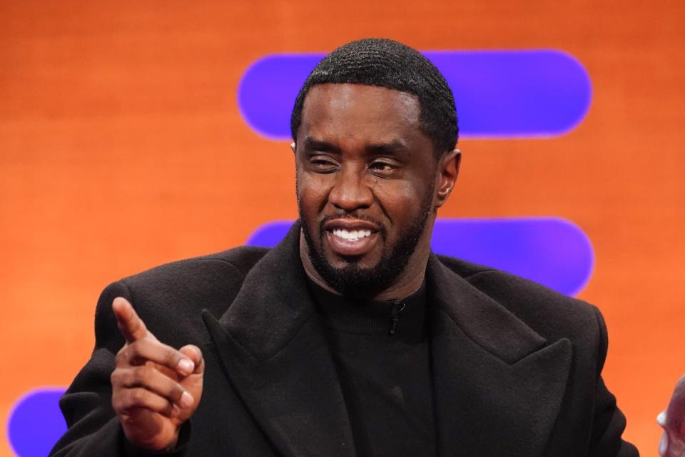 Sean Diddy Combs during filming for the Graham Norton Show (Ian West / PA)