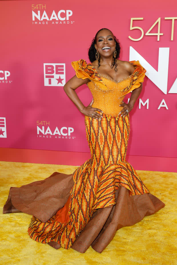 <p><strong>Sheryl Lee Ralph</strong></p><p><a href="https://www.gettyimages.com/detail/1469593514" rel="nofollow noopener" target="_blank" data-ylk="slk:Frazer Harrison/Getty Images" class="link ">Frazer Harrison/Getty Images</a></p>