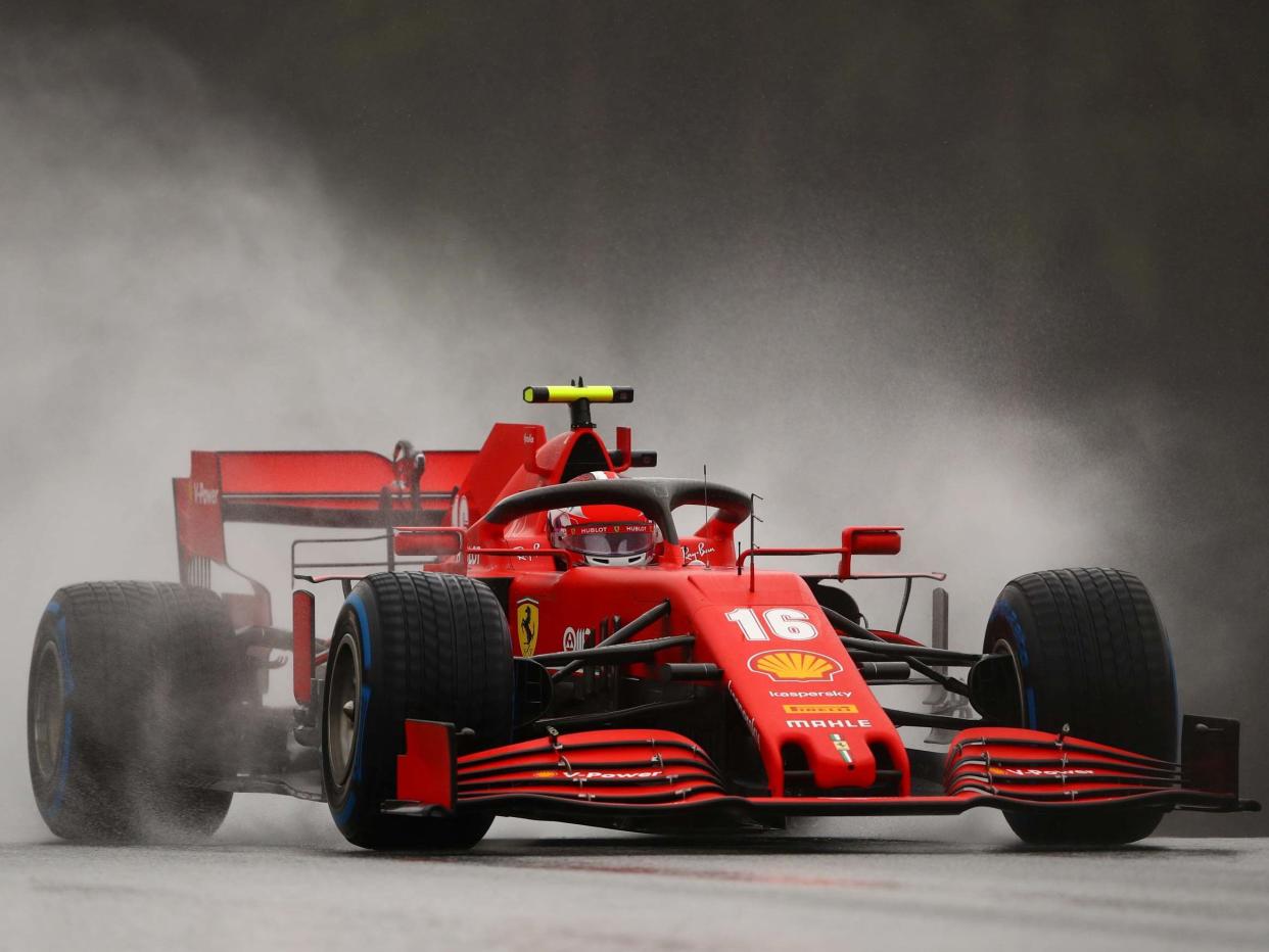 Charles Leclerc is under investigation following Styrian Grand Prix qualifying: Getty