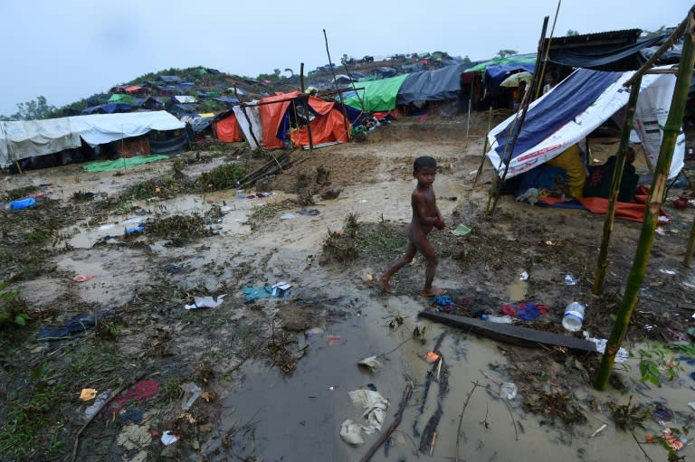 Just under half of Rakhine's Rohingya population has poured into Bangladesh, where they now languish in one of the world's largest refugee camps