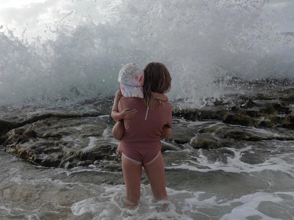 Nikki Reed and her daughter