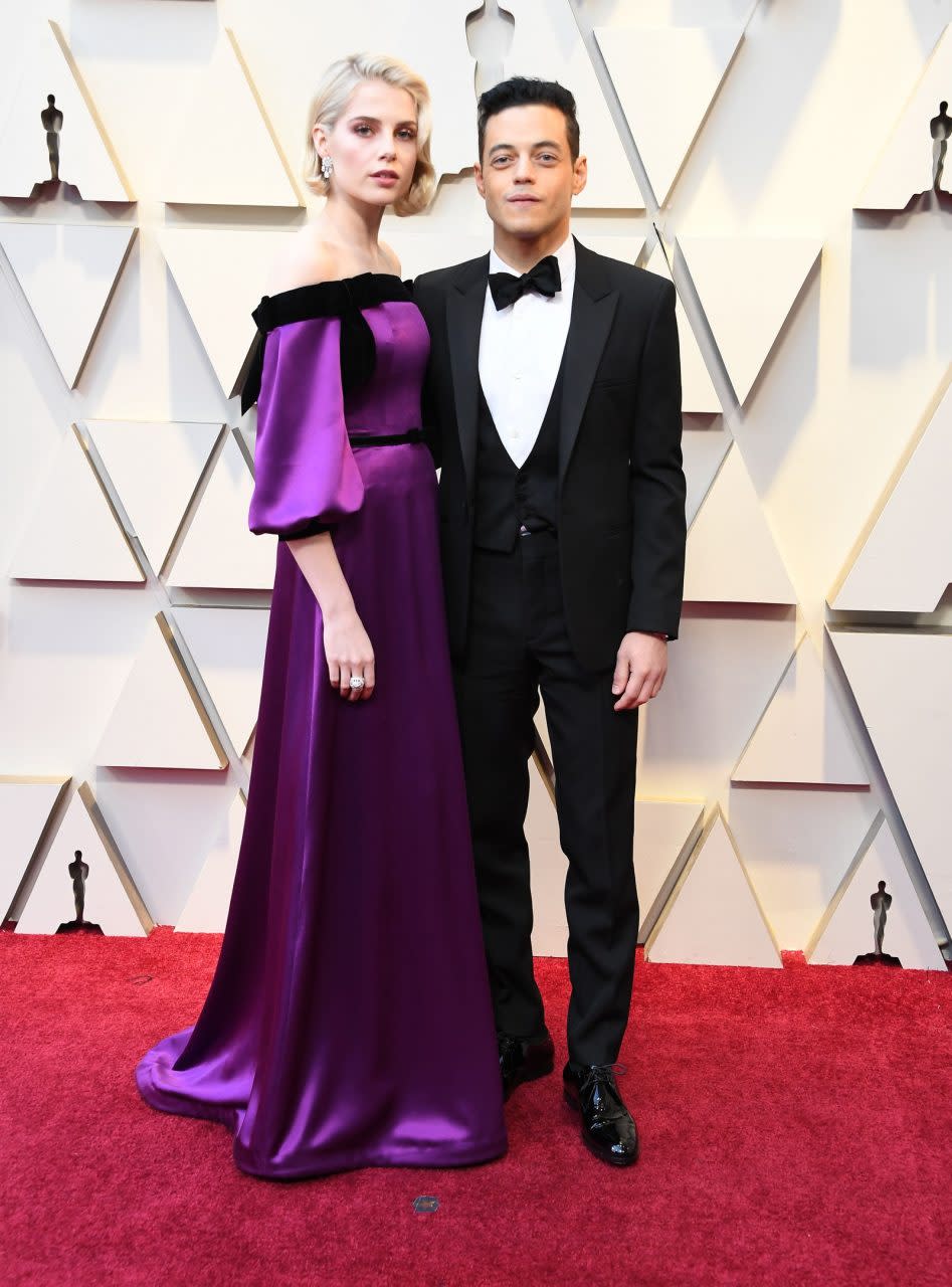 Lucy Boynton and Rami Malek, 2019