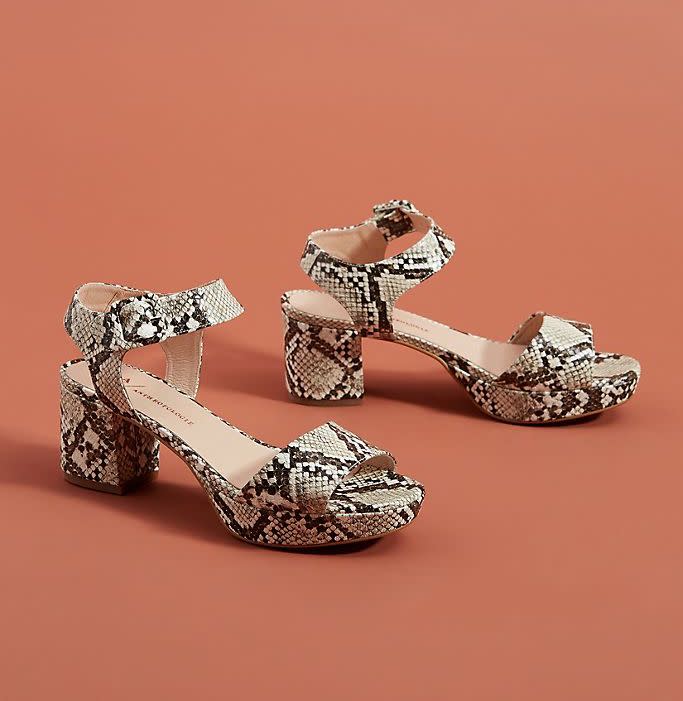 Remy Platform Heels. Image via Anthropologie.