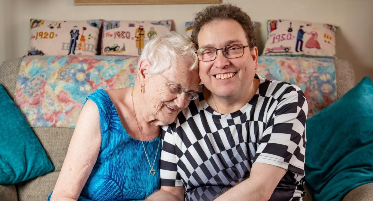 Edna and Simon have just celebrated their 17th wedding anniversary, despite a 40-year age gap. (SWNS)