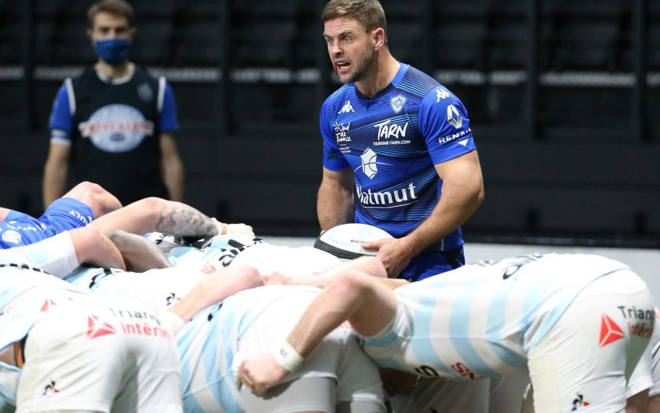 Rory Kockott of Castres during the Top 14 match between Racing 92 and Castres Olympique (CO) at Paris La Defense Arena - John Berry/Getty Images Europe