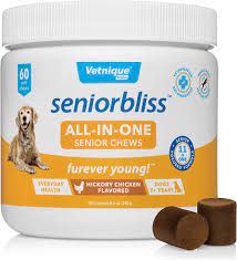 Vetnique Labs Seniorbliss Aging Dog (7+) Senior Dog Vitamins