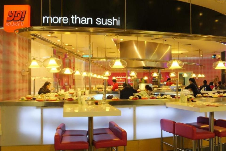 Yo! Sushi opens a new restaurant in Tottenham Court Road marking its 20th-year anniversary: Shutterstock / Ritu Manoj Jethani