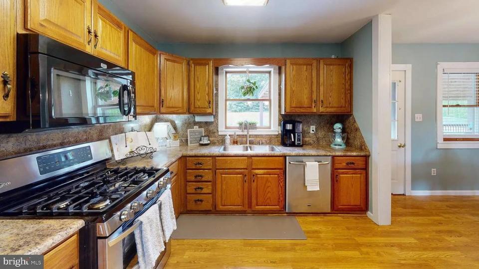 A view of the kitchen at 381 Benner Road in Bellefonte. Photo shared with permission from home’s listing agent, Annette Yorks of Perry Wellington Realty.