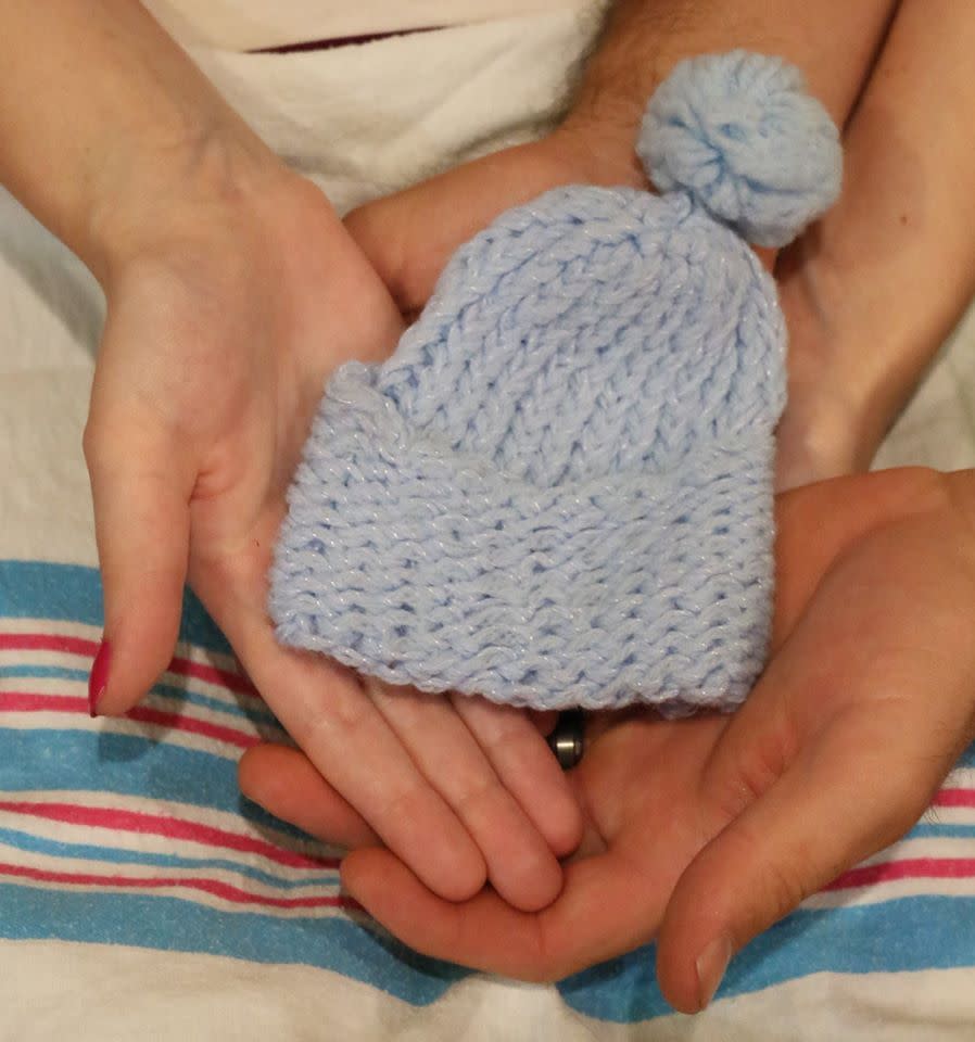 After Amanda Smith's son, Robby, died in 2012, the Kansas mom started Project Robby, a non-profit organization that provides bereavement kits for parents who have lost a baby. (Photo: Amanda Smith)