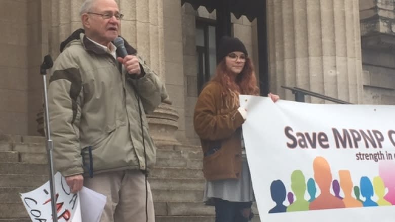 Changes to provincial nominee program draw protest at Manitoba legislature