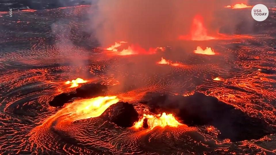 Hawaii's Kīlauea volcano erupts from its crater, prompting warnings across island