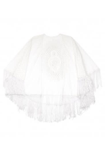 Fringe Poncho Blouse, ASOS, Rs. 2,800. Image: ASOS