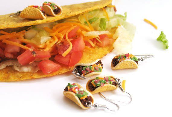 13) Taco Earrings