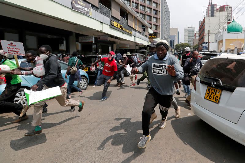 "Saba Saba People's March" anti-government protests in Nairobi