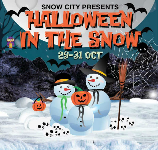 Halloween in the Snow