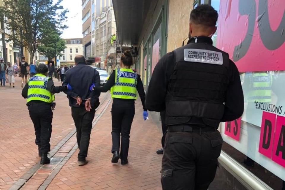 CSAS officers are often carrying out patrols in Bournemouth town centre