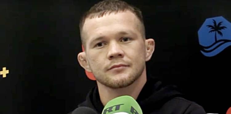 Petr Yan UFC 251 media day