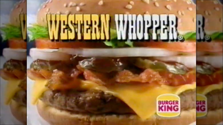Western Whopper from Burger King