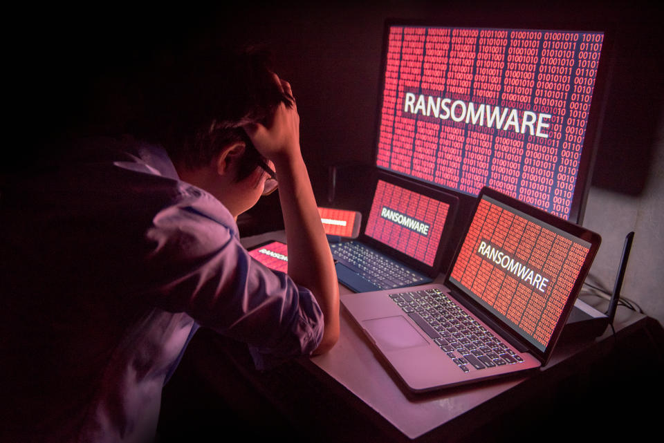 A ransomware attack can attack your laptop in an instant. Arm yourself well. (Photo: Getty)