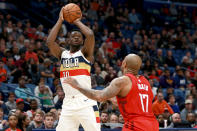 Randle quietly blew up in New Orleans. Despite the drama that swirled around Anthony Davis for half the season, Randle put up a 21/8/3 stat line. He also became a dependable shooter, which opens up his market in today’s game. He’s not a great defender, so pairing him with a rim protector is necessary. But his offensive game fits just about anywhere. With Zion Williamson overlapping positions, Randle is likely on the move this summer.