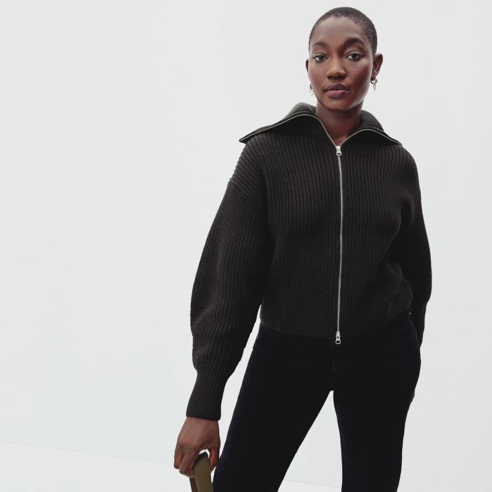 The Chunky Cardigan. Image via Everlane.