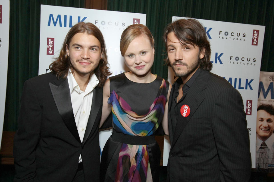 Milk San Francisco Premiere 2008 Emile Hirsch Alison Pill Diego Luna