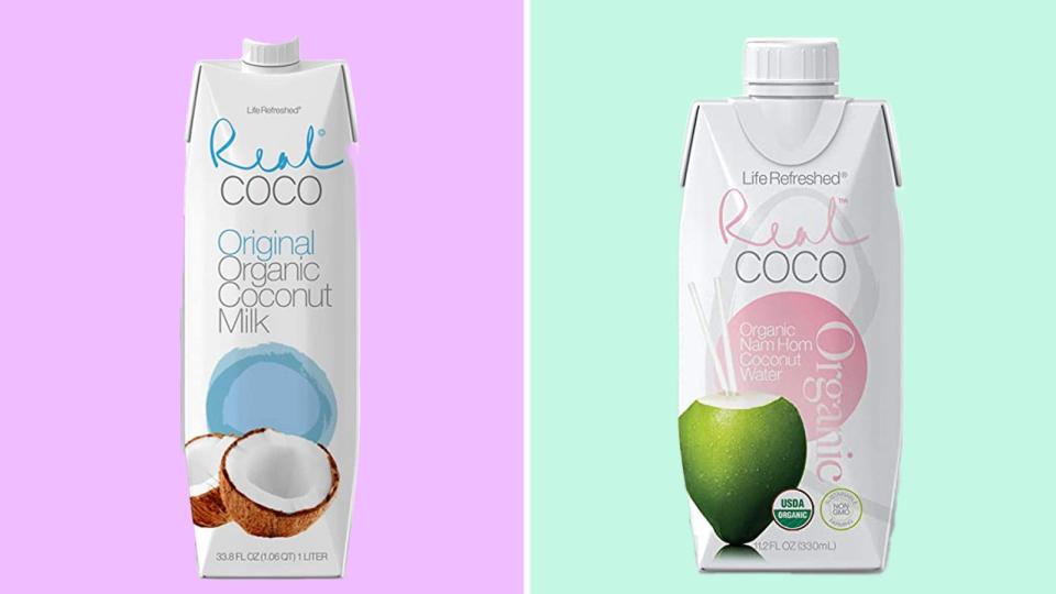 According to Crystal Kung Minkoff, one way to celebrate AAPI is by shopping her coconut brand, Real Coco, available on Amazon.