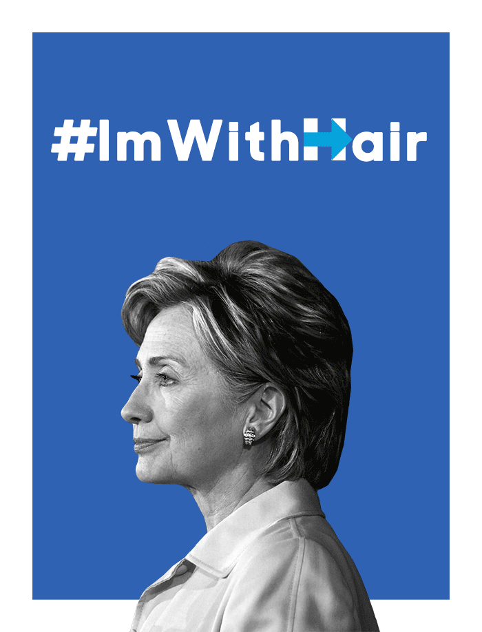 Hillary Clinton #ImWithHair