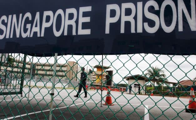 新加坡監獄。（圖／翻攝自推特）