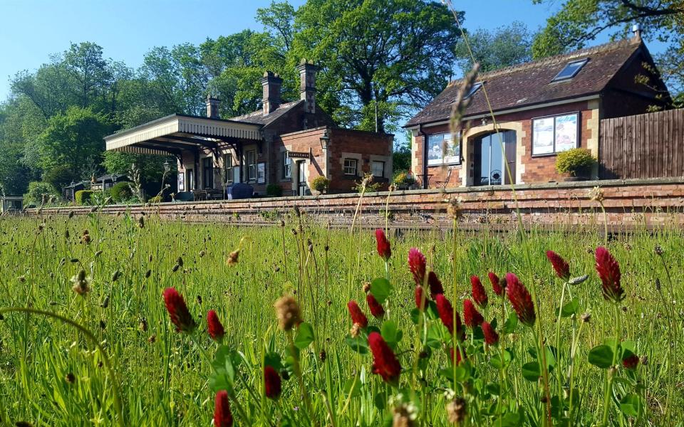 Rowden Mill in Hertfordshire was formerly on the Leominster-Worcester line