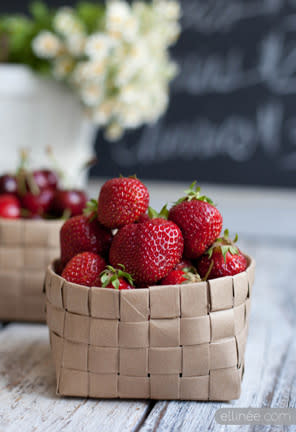 Paper Bag Fruit Baskets