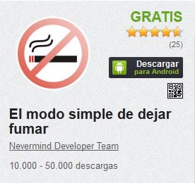 Aplicaciones para dejar de fumar