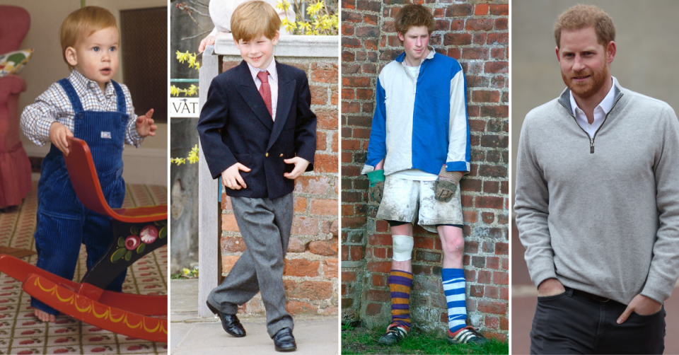 Prince Harry from child to man