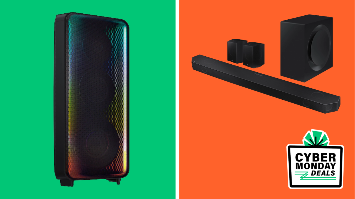 Shop Samsung soundbars and sound towers for less during the Cyber Monday sale.