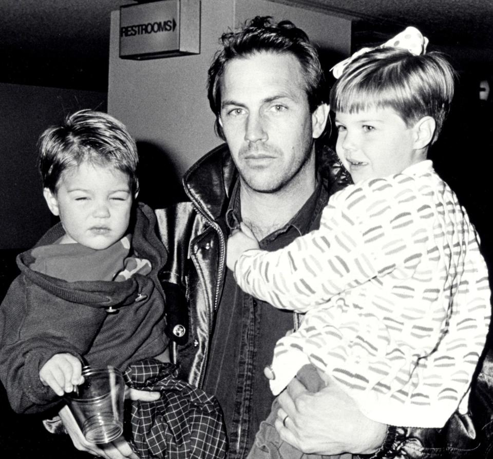 6) Kevin With His Kids, 1990