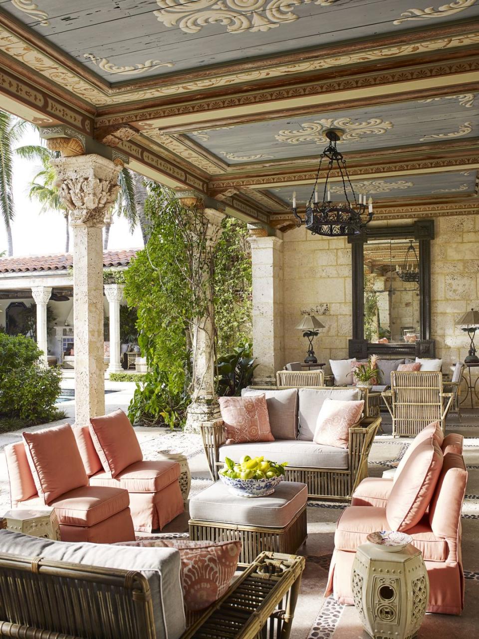 susan zises green palm beach patio backyard veranda